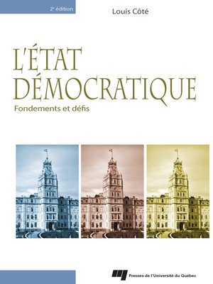 cover image of L'État démocratique, 2e édition